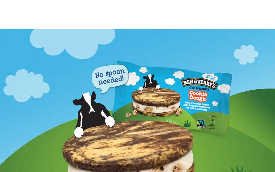 Screenshot of benjerry.dk