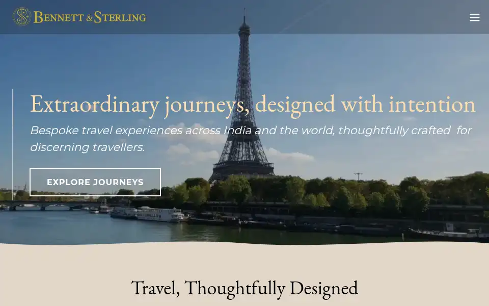 Screenshot of bennettsterling.com