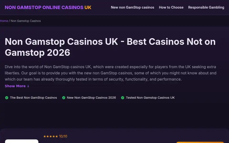 Screenshot of bennobox.co.uk
