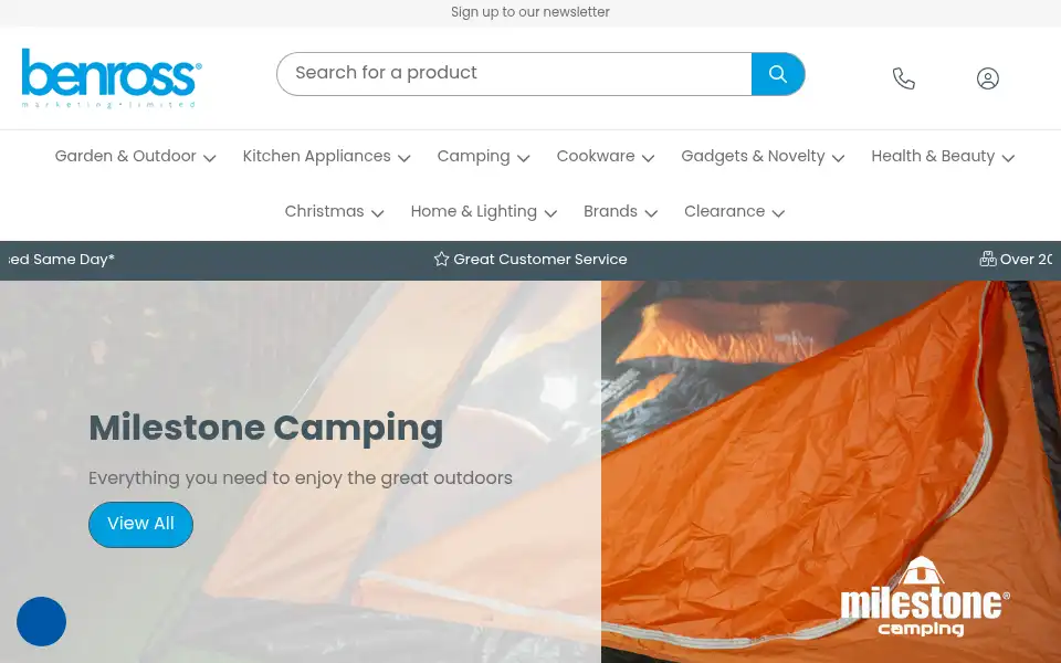 Screenshot of benross.com