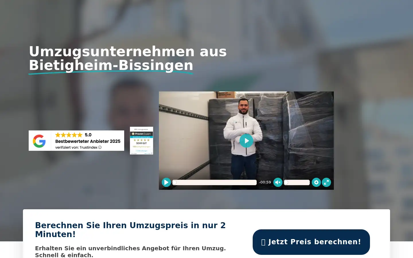 Screenshot of beo-umzug.de