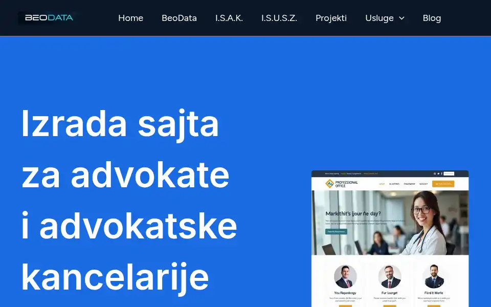 Screenshot of beodata.rs
