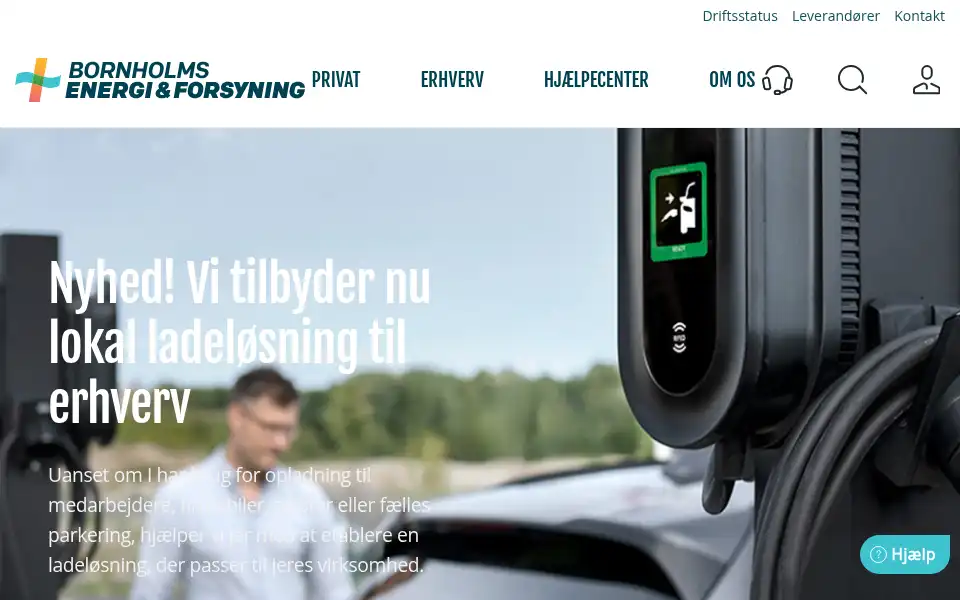 Screenshot of beof.dk