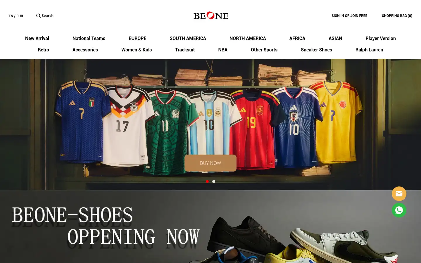 Screenshot of beone-store.net