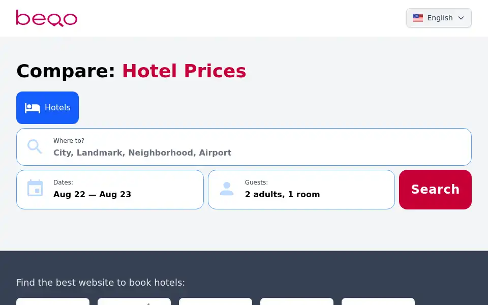 Screenshot of beoo.com