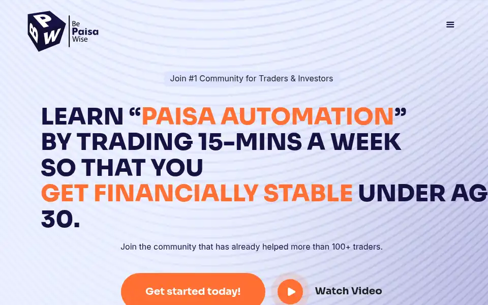 Screenshot of bepaisawise.com