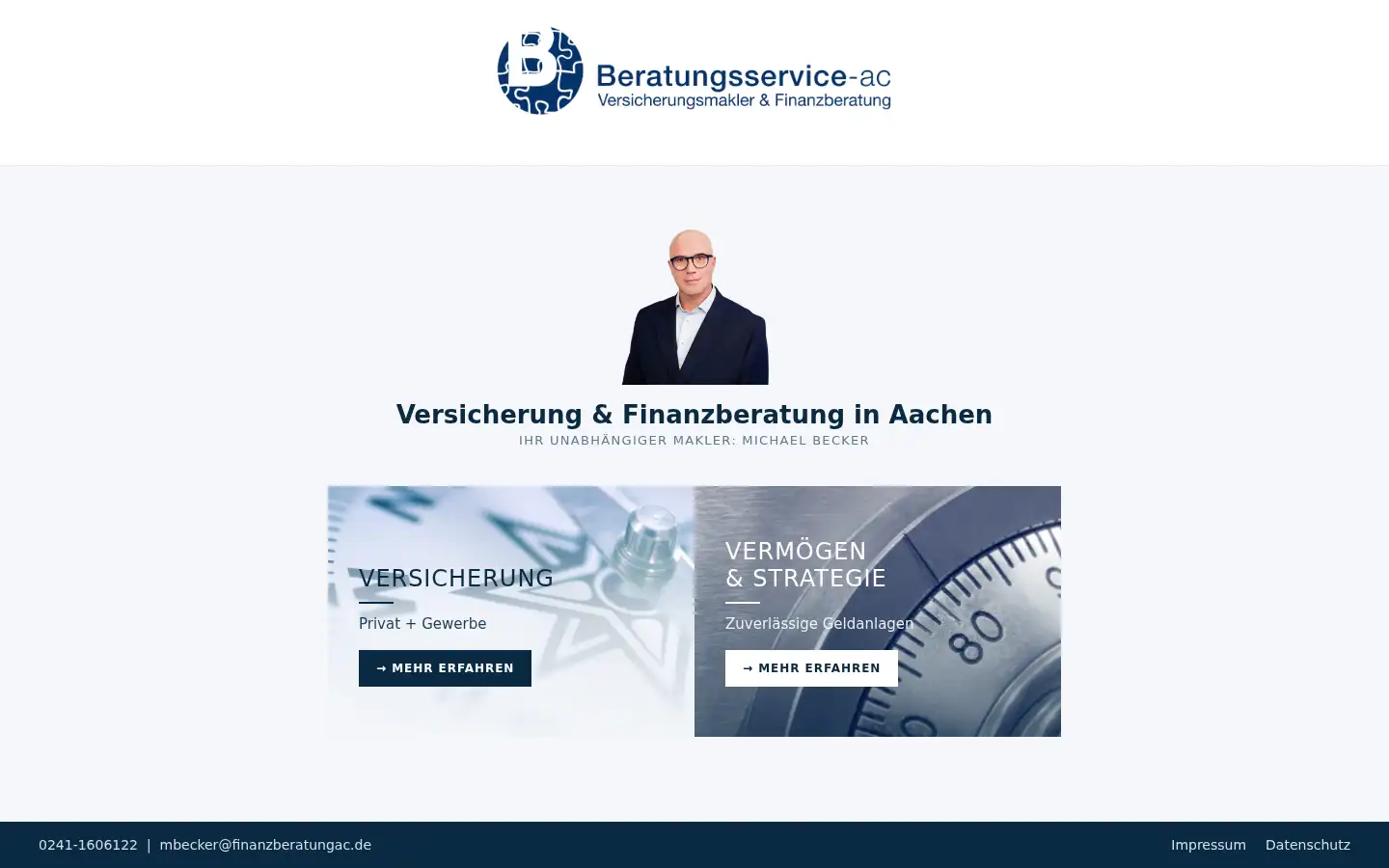 Screenshot of beratungac.de