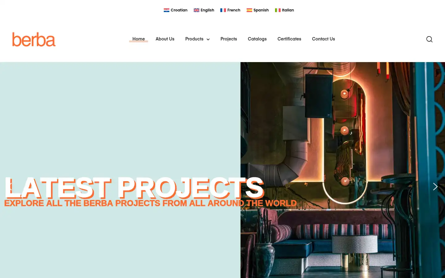 Screenshot of berbagroup.com