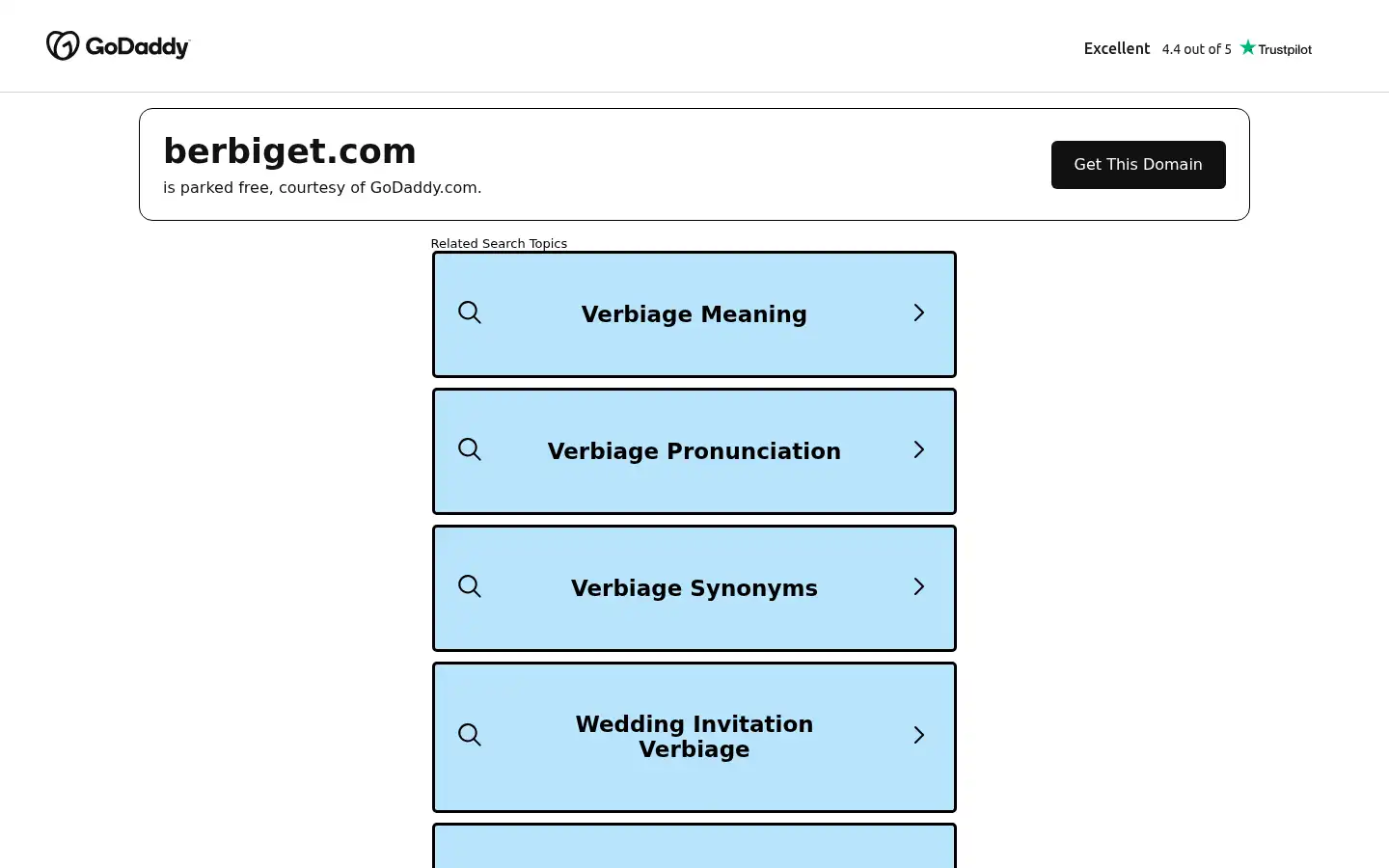 Screenshot of berbiget.com