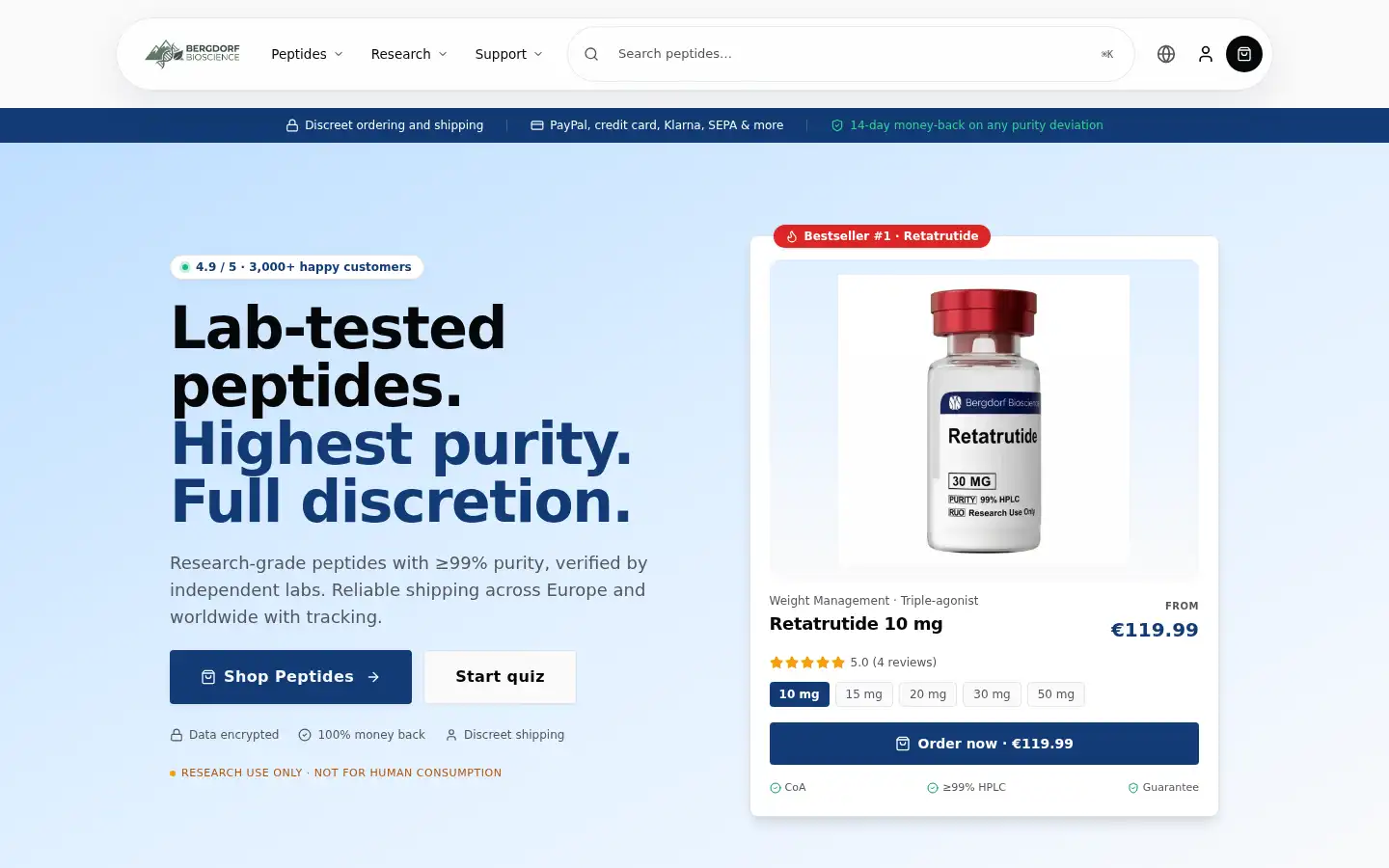 Screenshot of bergdorfbio.com