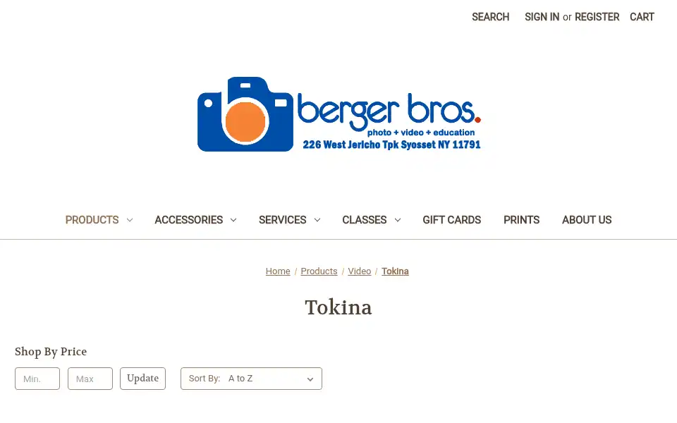 Screenshot of berger-bros.com