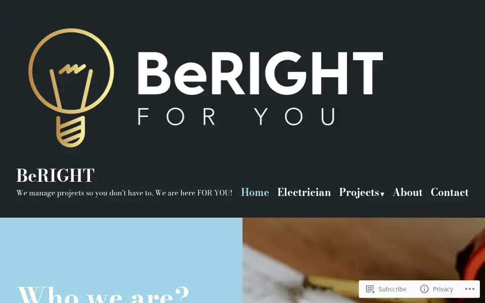 Screenshot of berightforyou.com