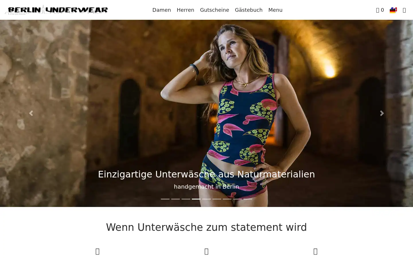 Screenshot of berlin-underwear.com