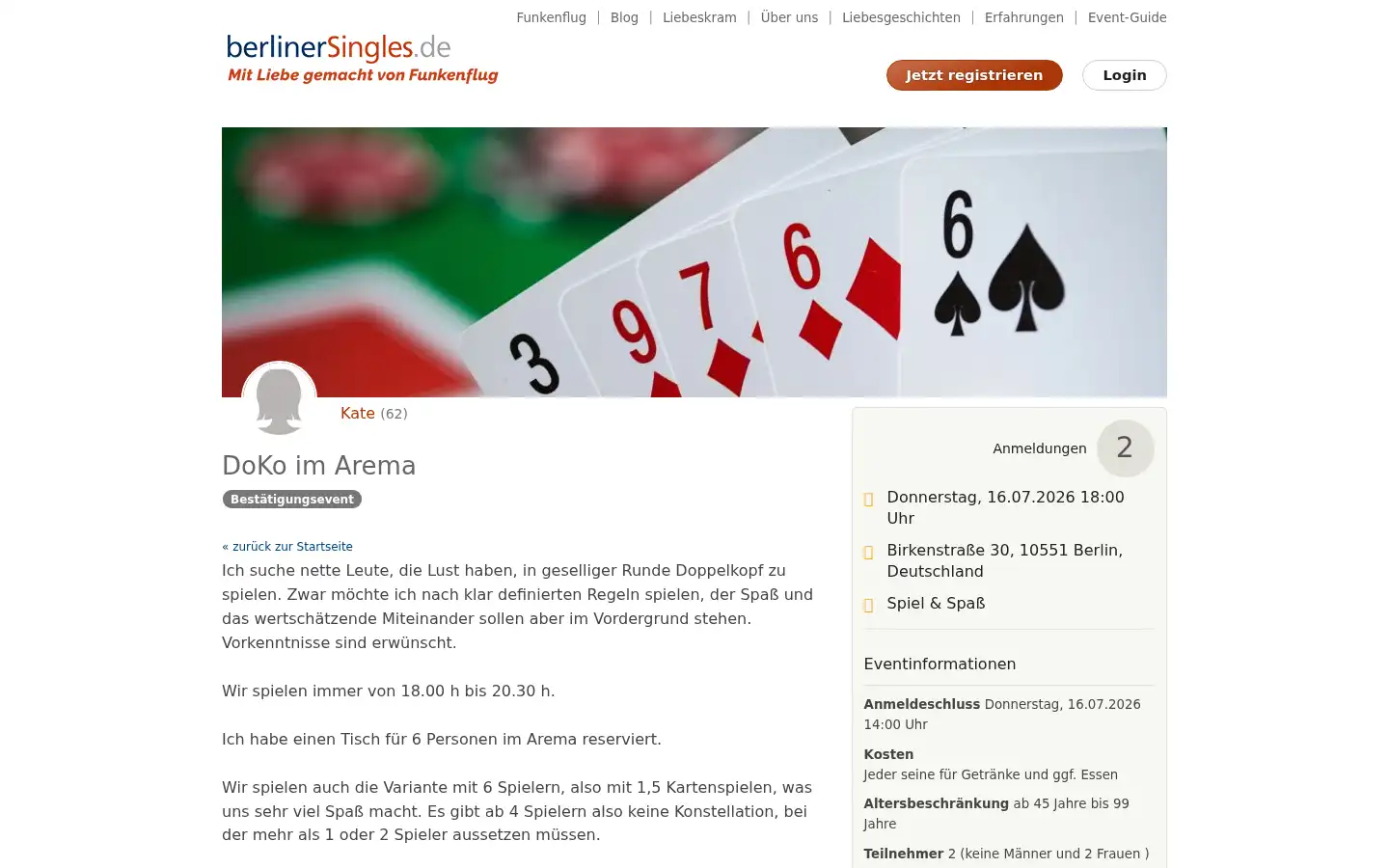 Screenshot of berlinersingles.de