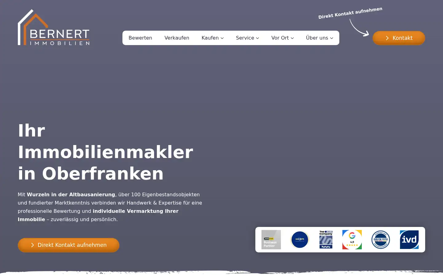 Screenshot of bernert-immobilien.com