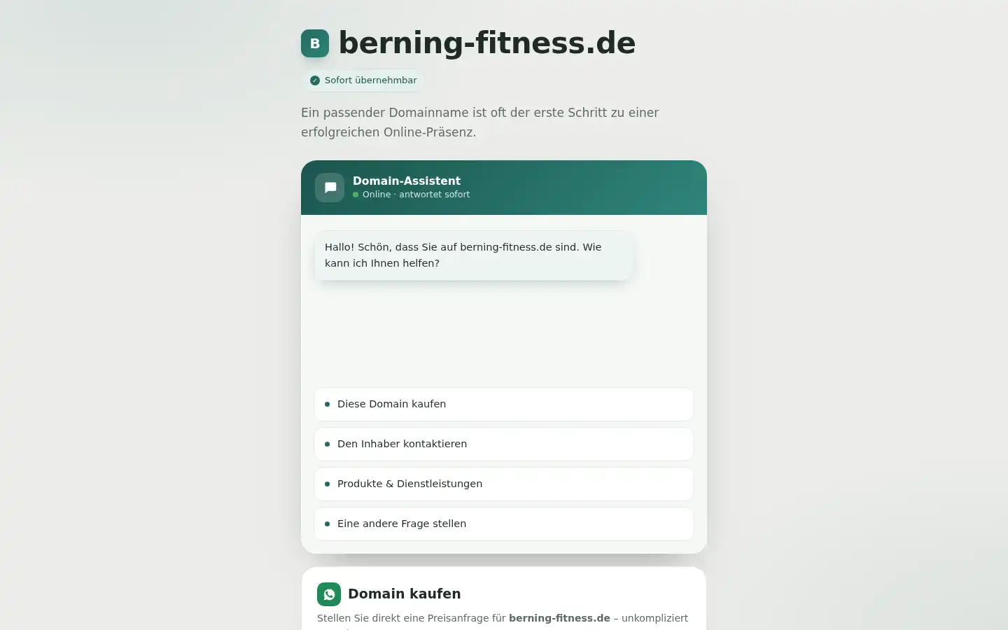 Screenshot of berning-fitness.de