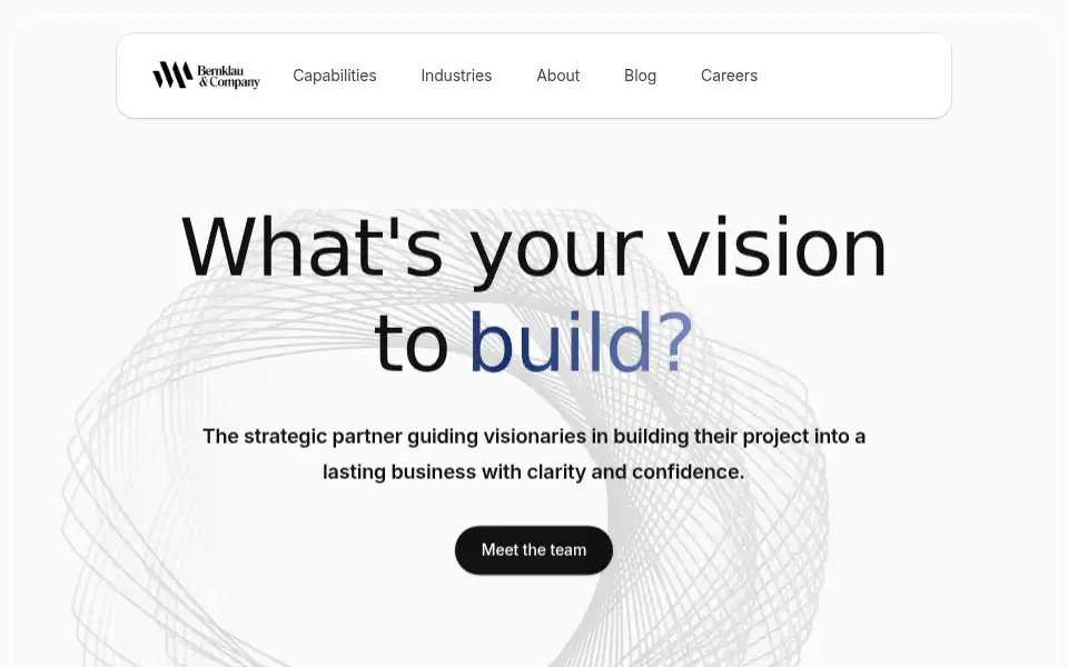 Screenshot of bernklauco.com