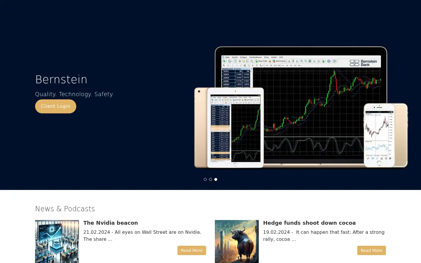 Screenshot of bernstein-bank.com