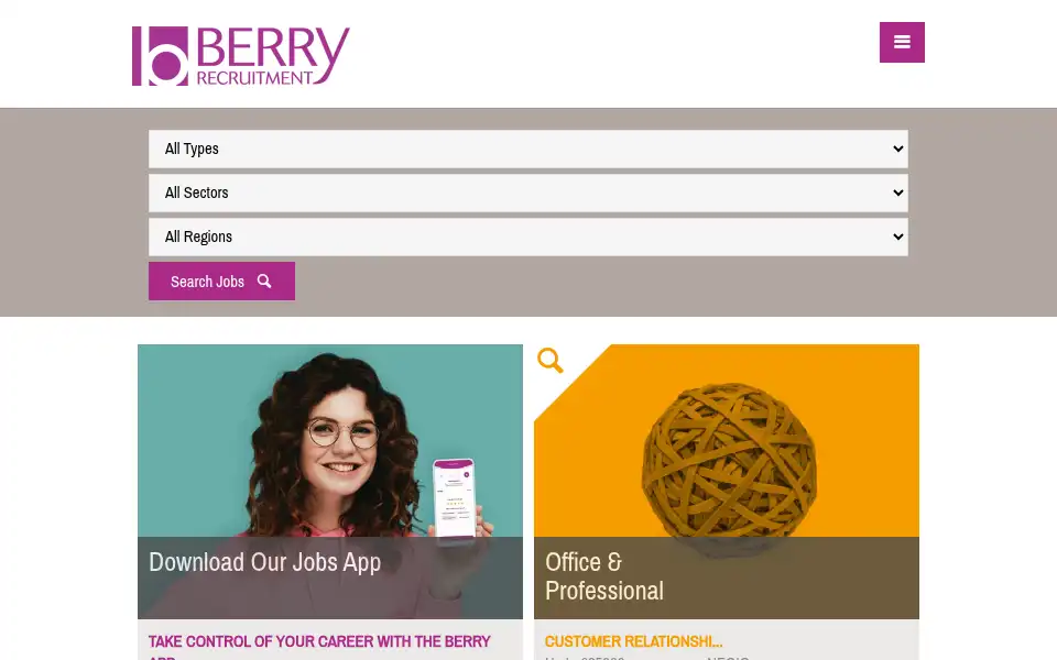 Screenshot of berryrecruitment.co.uk
