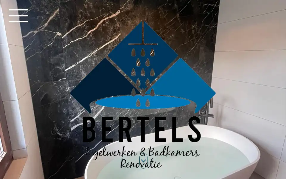Screenshot of bertels-tegelwerken.nl