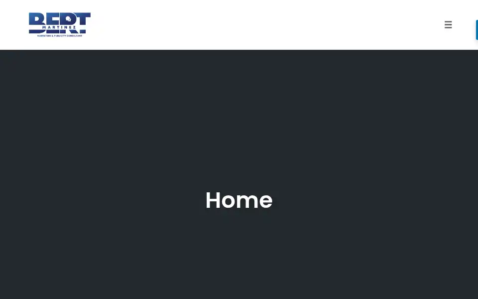 Screenshot of bertmartinez.com