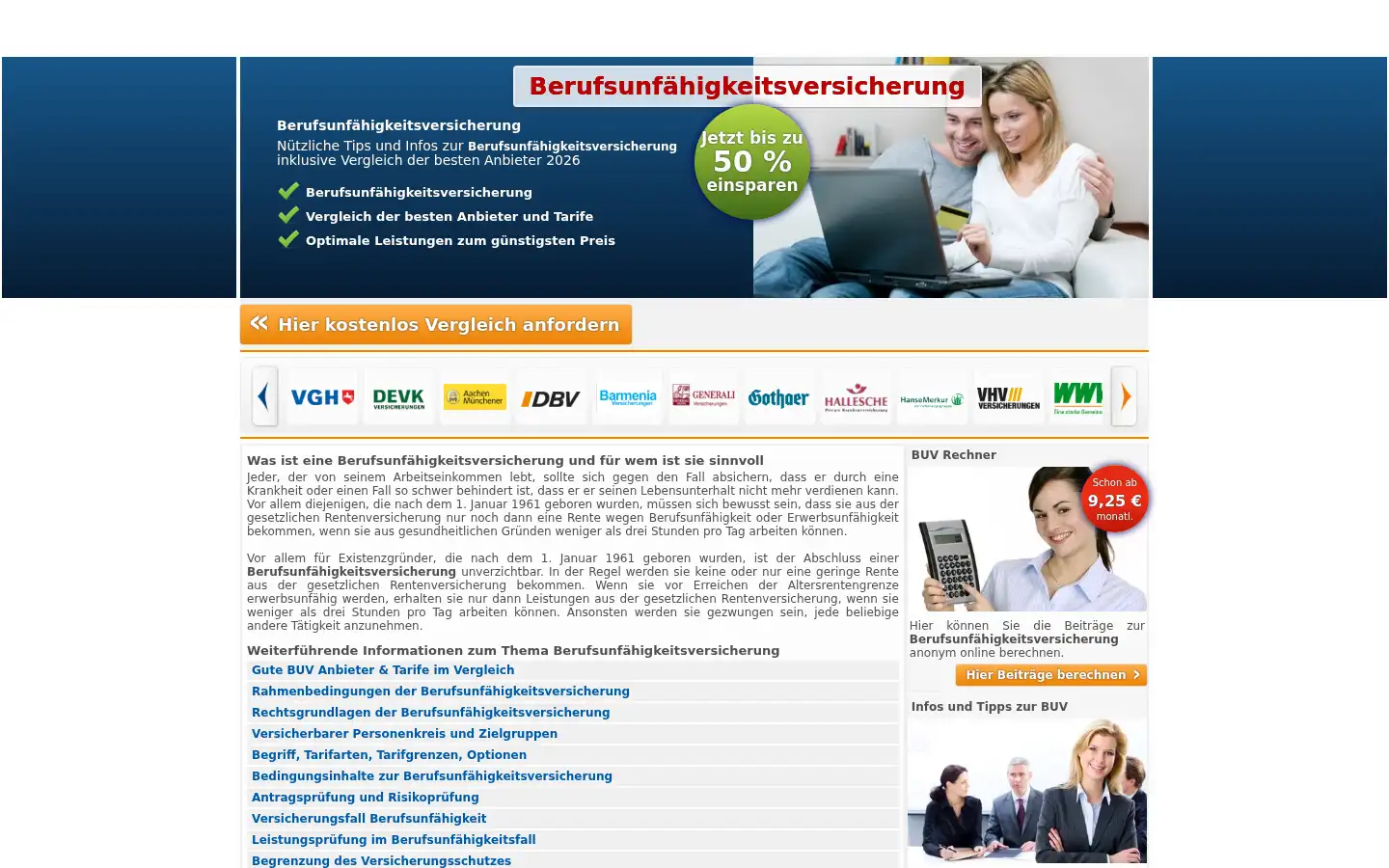Screenshot of berufsunfaehigkeitsversicherung-js.de