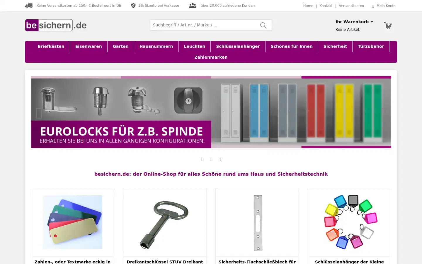Screenshot of besichern.de