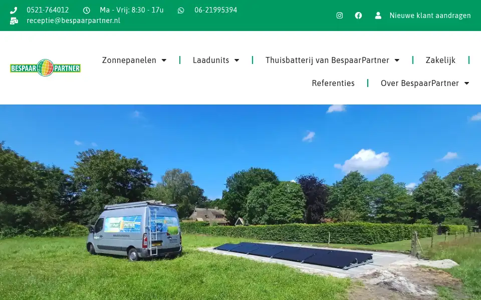 Screenshot of bespaarpartner.nl
