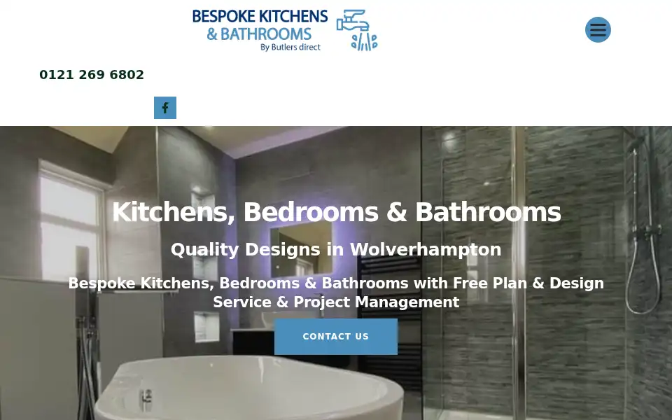 Screenshot of bespokekitchensbathrooms.co.uk