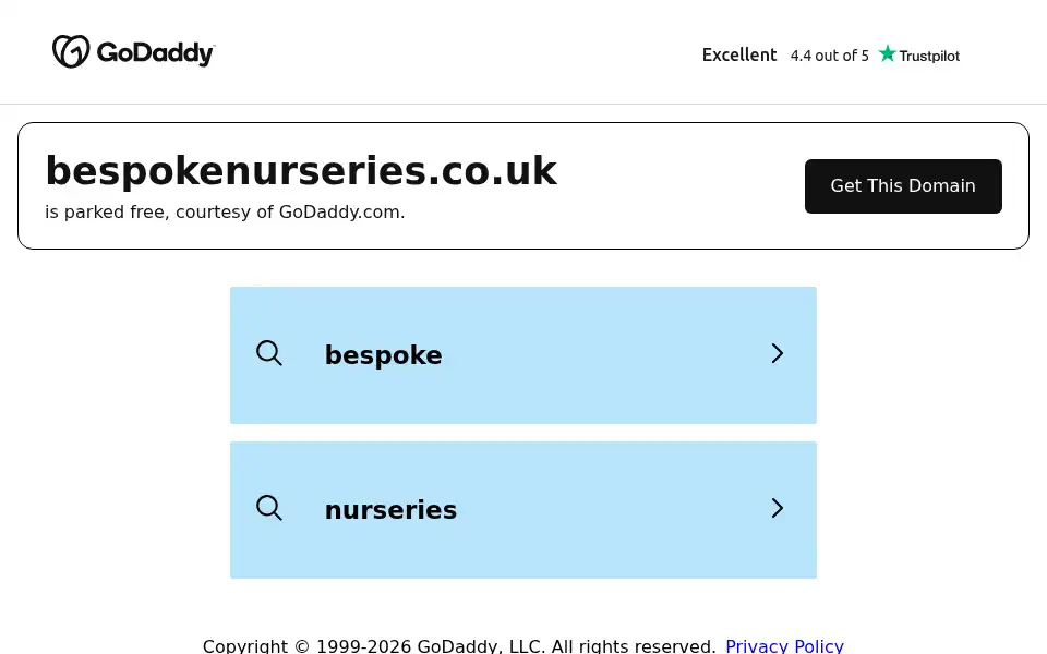 Screenshot of bespokenurseries.co.uk