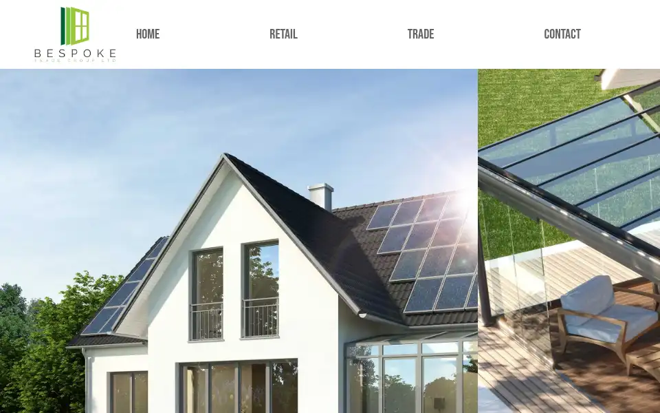 Screenshot of bespoketradegroup.com