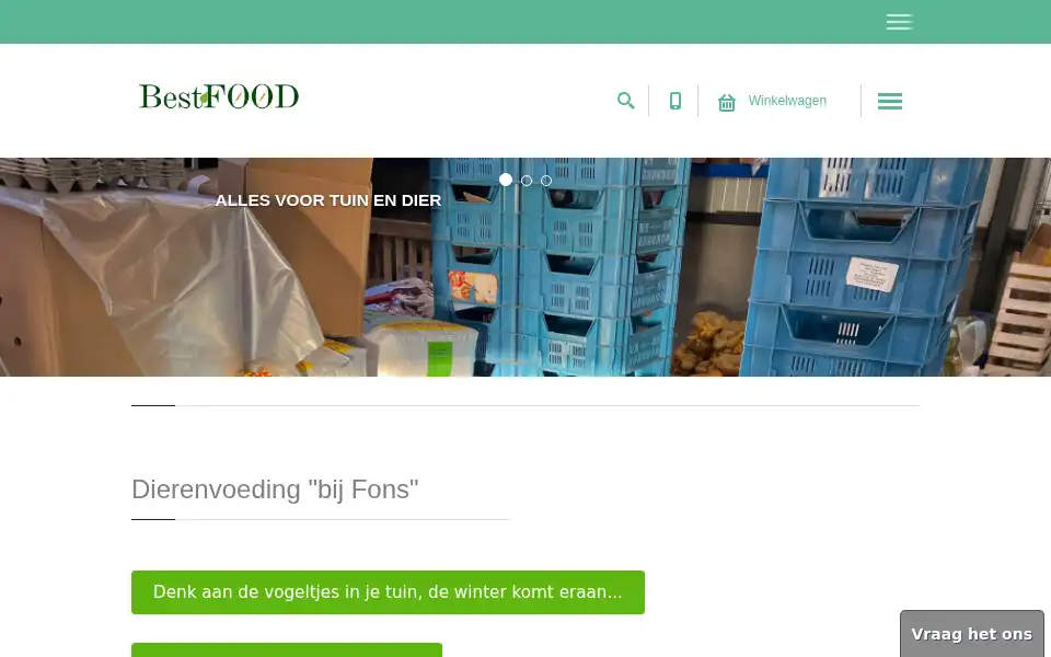 Screenshot of best-food.be