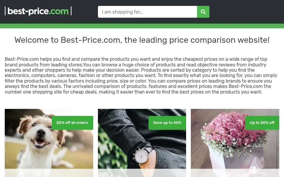 Screenshot of best-price.com
