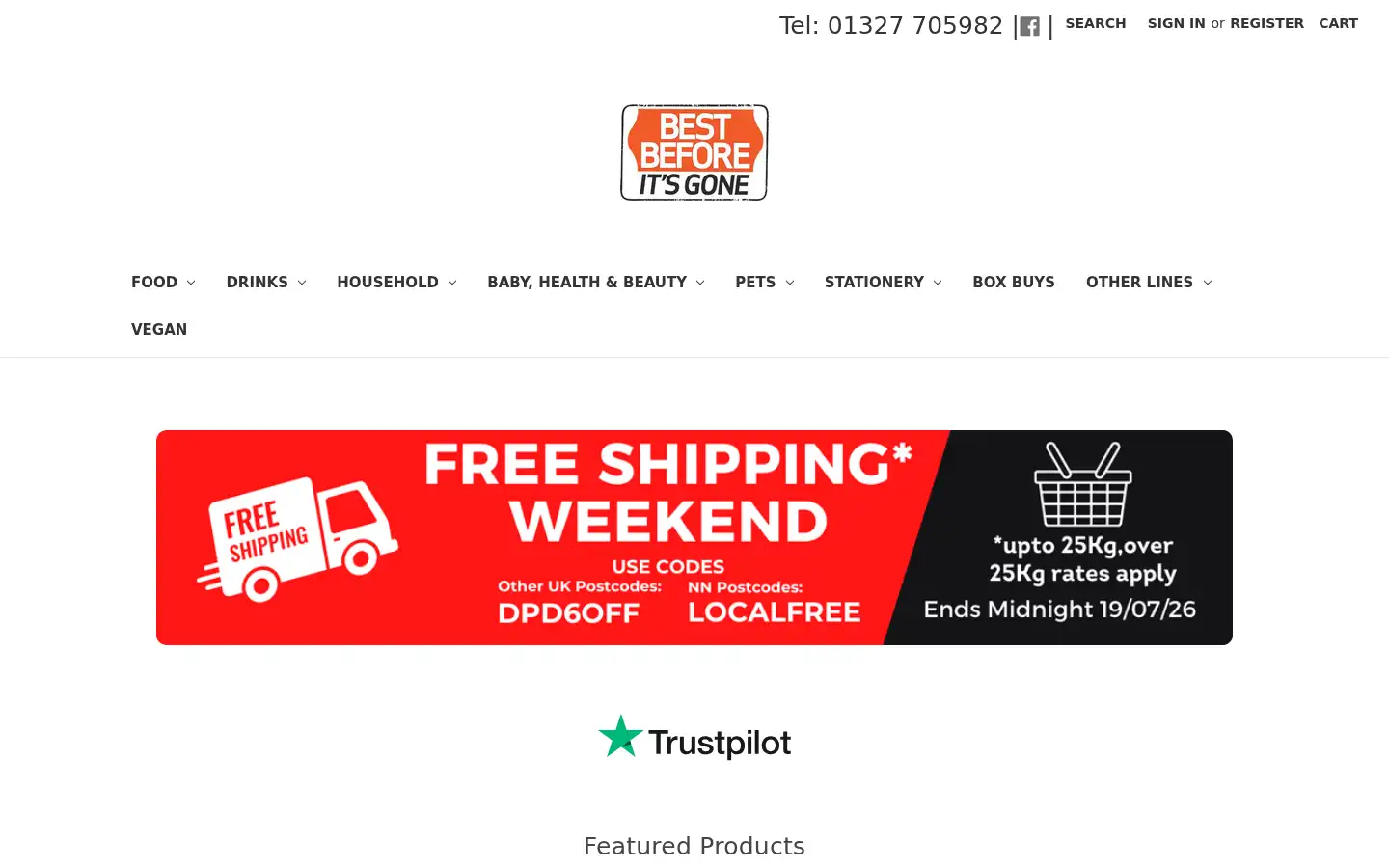 Screenshot of bestbeforeitsgone.co.uk