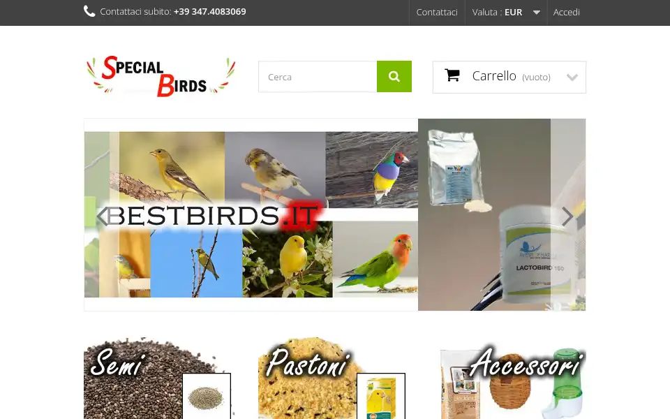 Screenshot of bestbirds.it