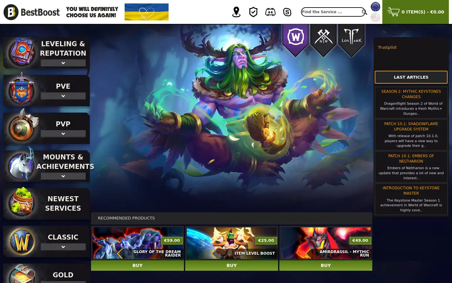 Screenshot of bestboost.club