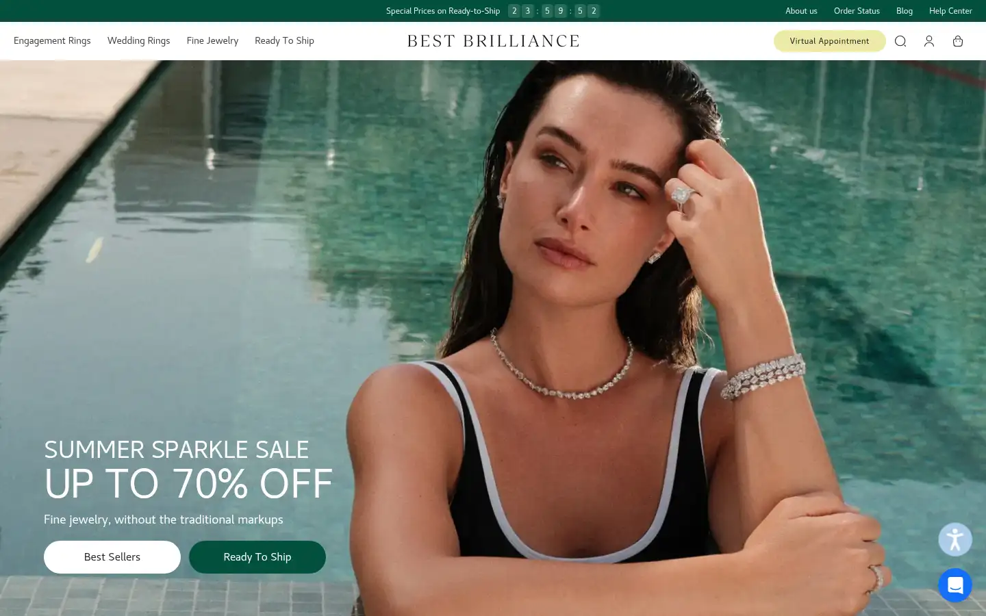 Screenshot of bestbrilliance.com