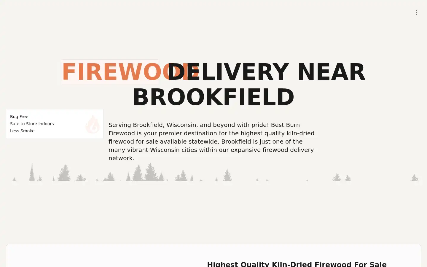 Screenshot of bestburnfirewood.com