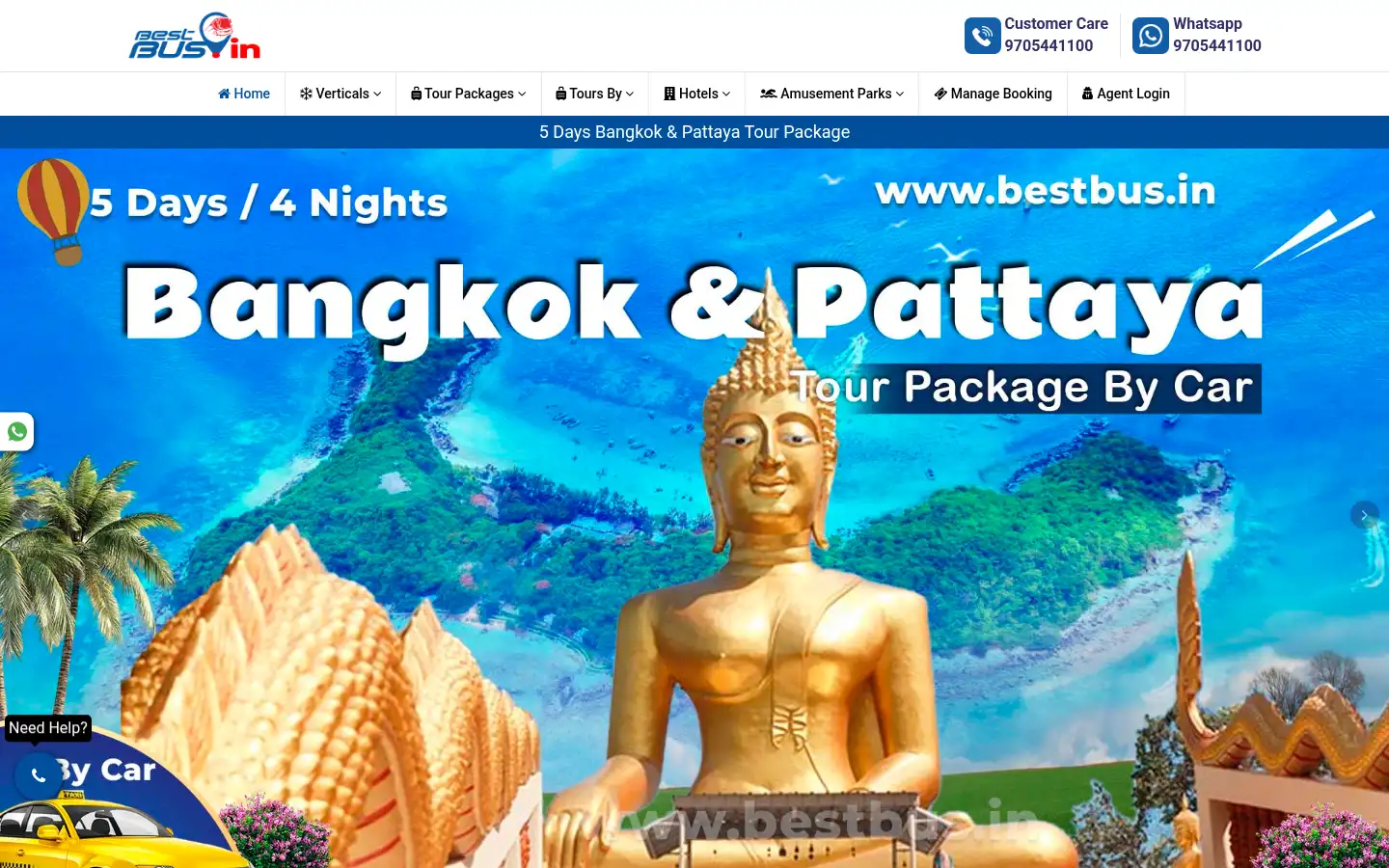 Screenshot of bestbus.in