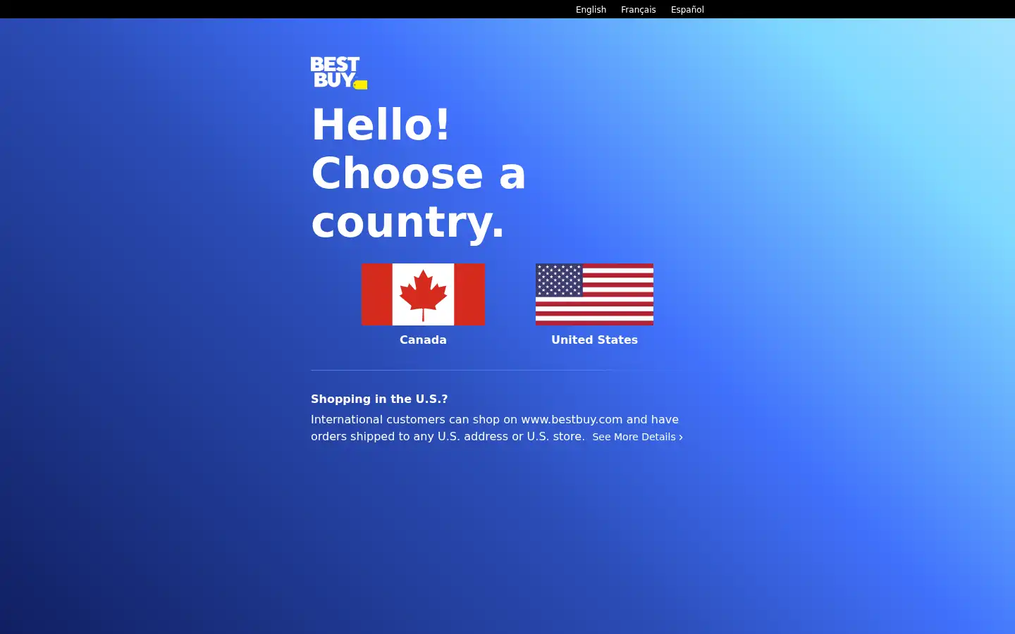 Screenshot of bestbuy.com