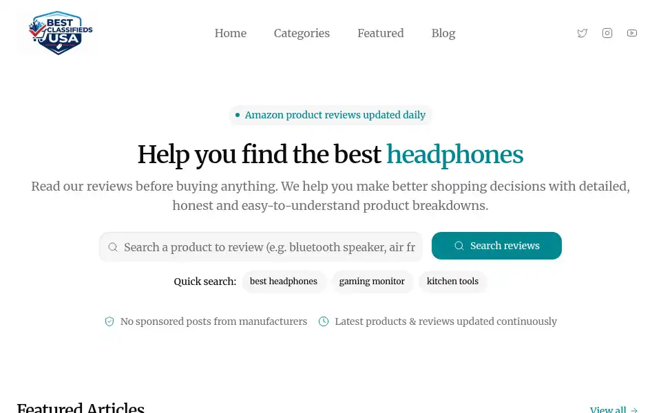 Screenshot of bestclassifiedsusa.com