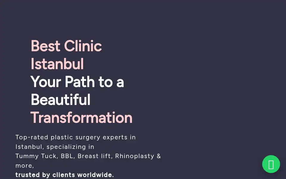 Screenshot of bestclinicistanbulbci.com