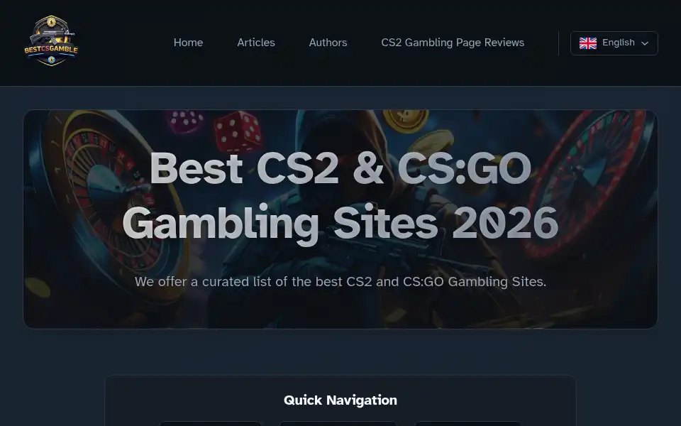 Screenshot of bestcsgamble.com