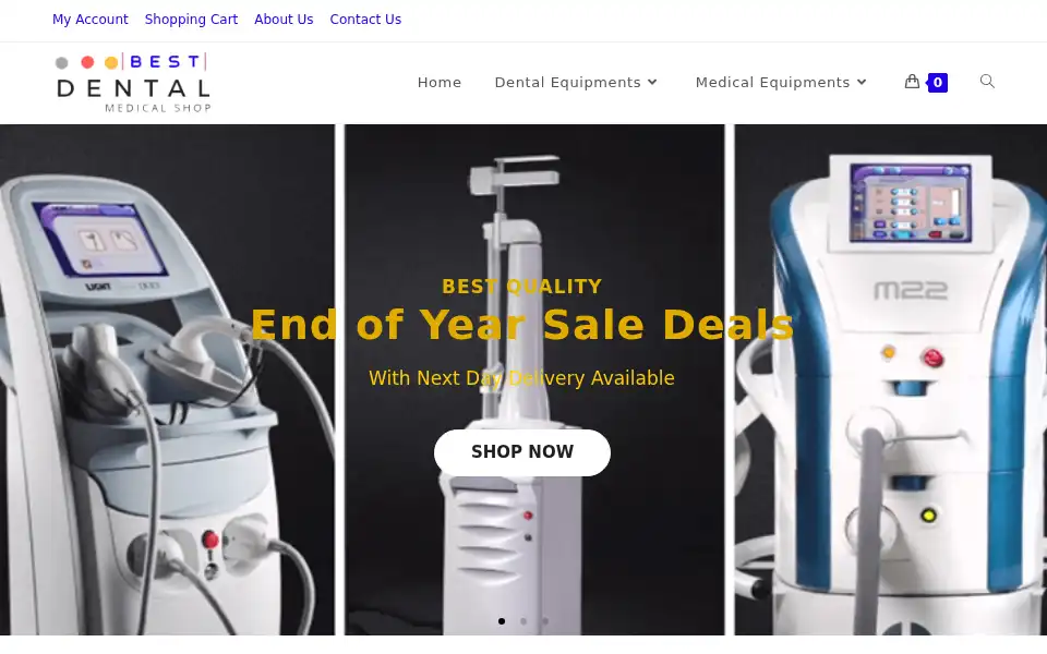 Screenshot of bestdentalmedicalshop.com