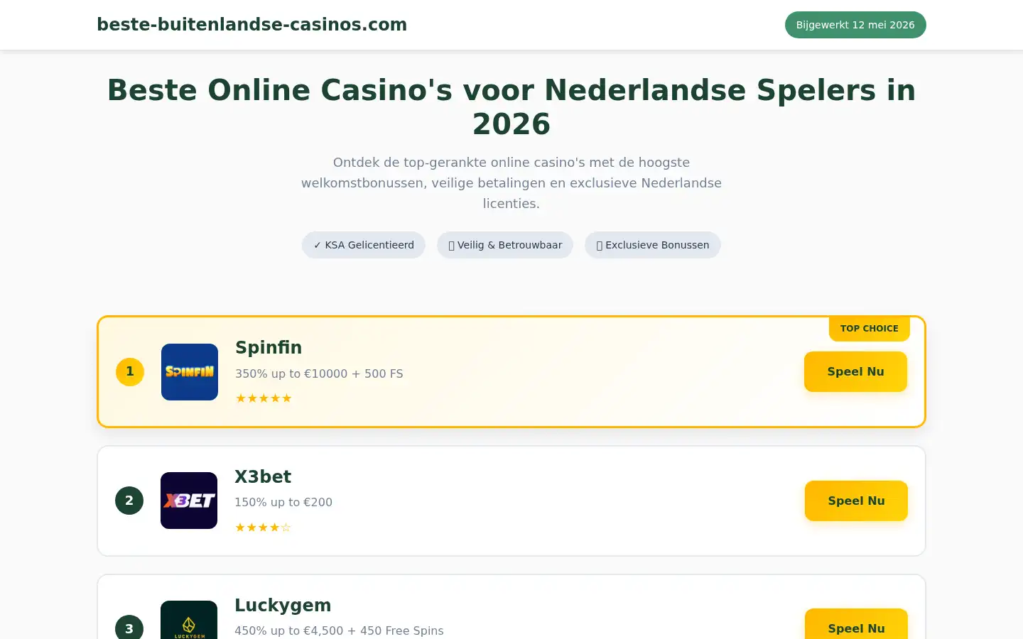 Screenshot of beste-buitenlandse-casinos.com