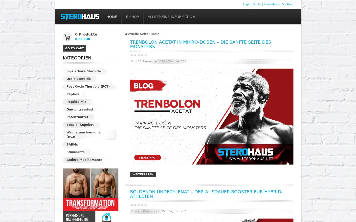 Screenshot of beste-masse.net