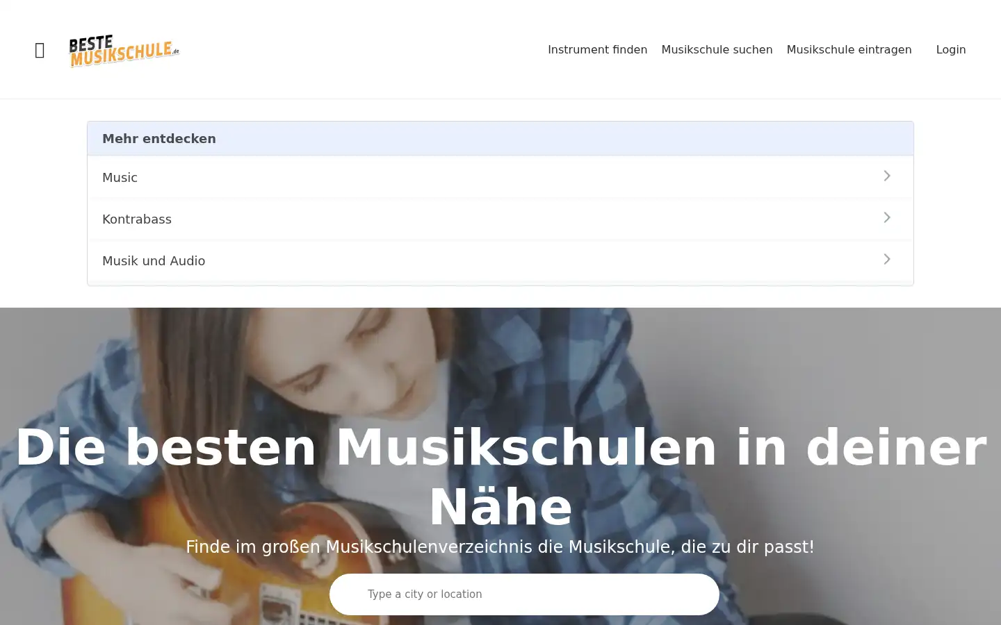 Screenshot of beste-musikschule.de