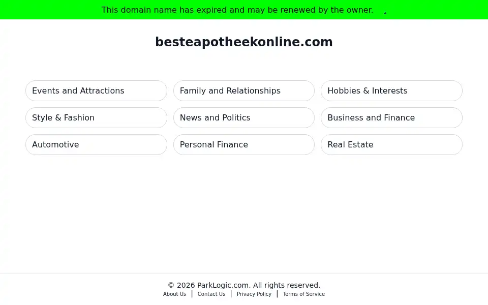 Screenshot of besteapotheekonline.com