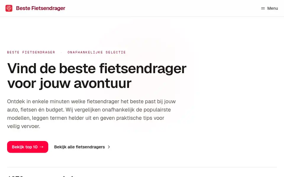 Screenshot of bestefietsendrager.nl