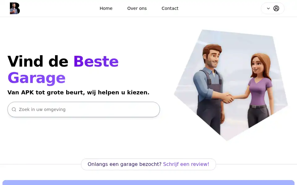 Screenshot of bestegarage.nl